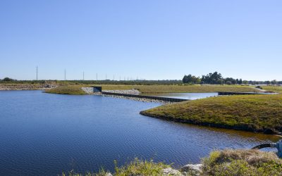 Wheeler Stormwater Park under construction