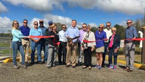 McDonald Canal ribbon cutting 1 McDonald Canal boat ramp ribbon cutting