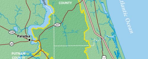 A map of the Tri-county agricultural area