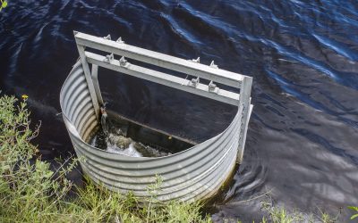 Water control structure in the Indian River Lagoon