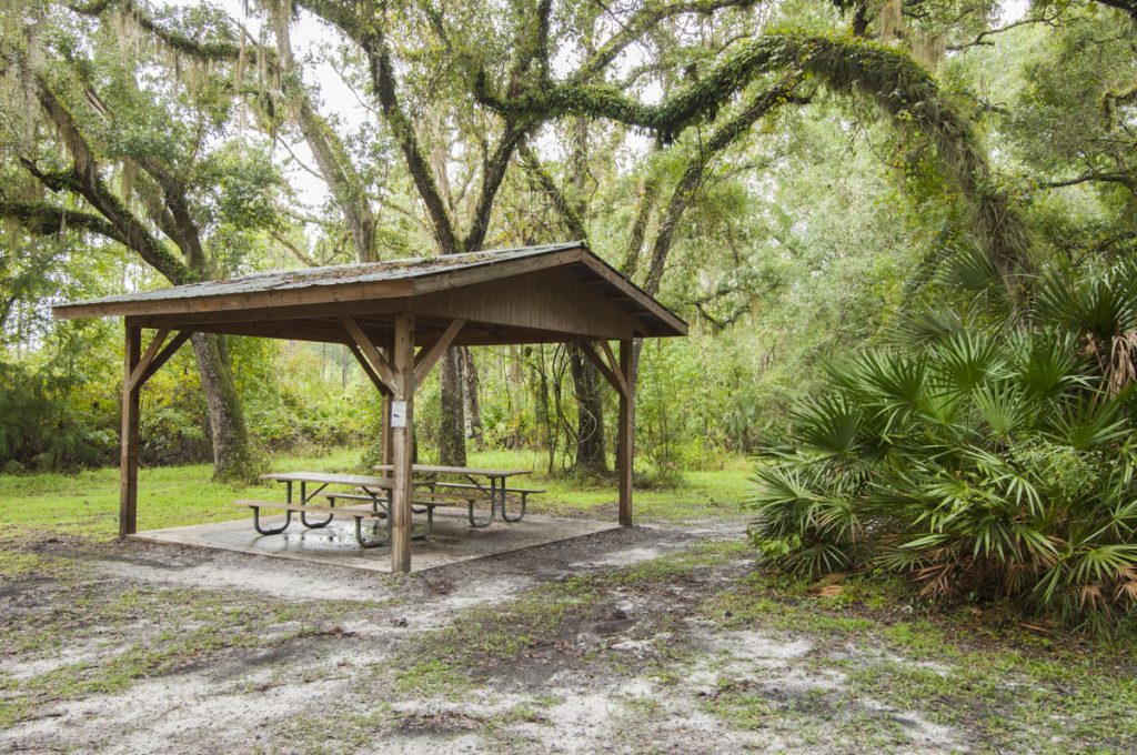 Group camping area - Lake George Conservation Area Group camping area picnic shelter
