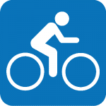 Cyclist icon 