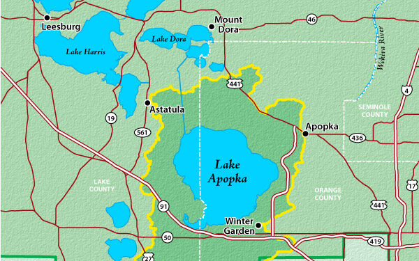 Map of the Lake Apopka Basin