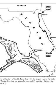 St. Johns River coloring sheet number 1
