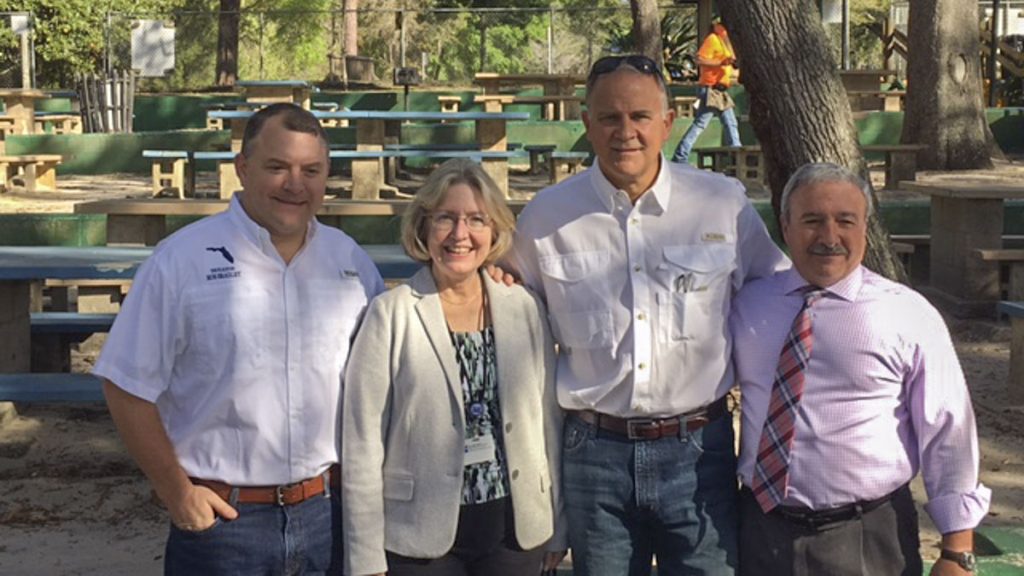 Dr. Shortelle at the Black Creek Water Resource Development kickoff event in 2017