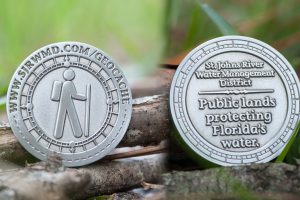 District geocache coin