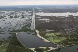 Aerial of the Lake Apopka North Shore after Hurricane Irma
