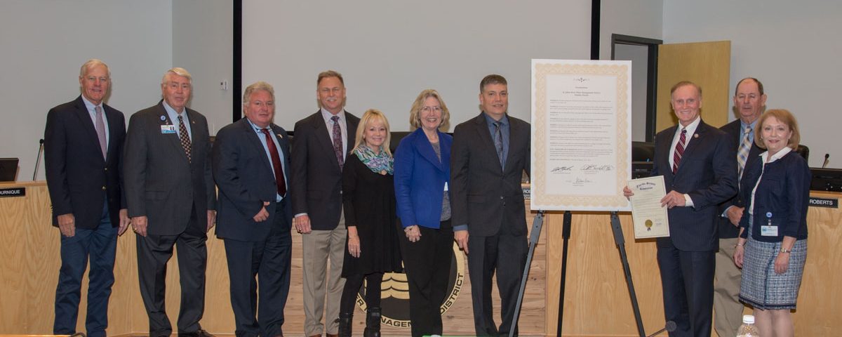 Governing Board signing of 2018 Springs Protection Awareness Month proclamation