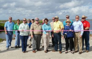 Emeralda-ribbon-cutting Emeralda Marsh boat ramp ribbon cutting event