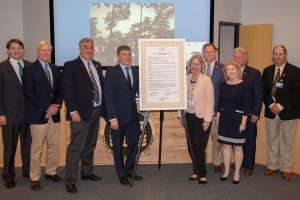 District governing board members at the 2018 Lakes Appreciation Month proclamation signing