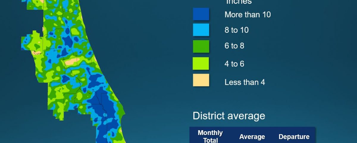Map of monthly rainfall for June 2018