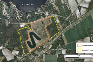 Map of the Dog Branch Regional Stormwater Treatment Facility