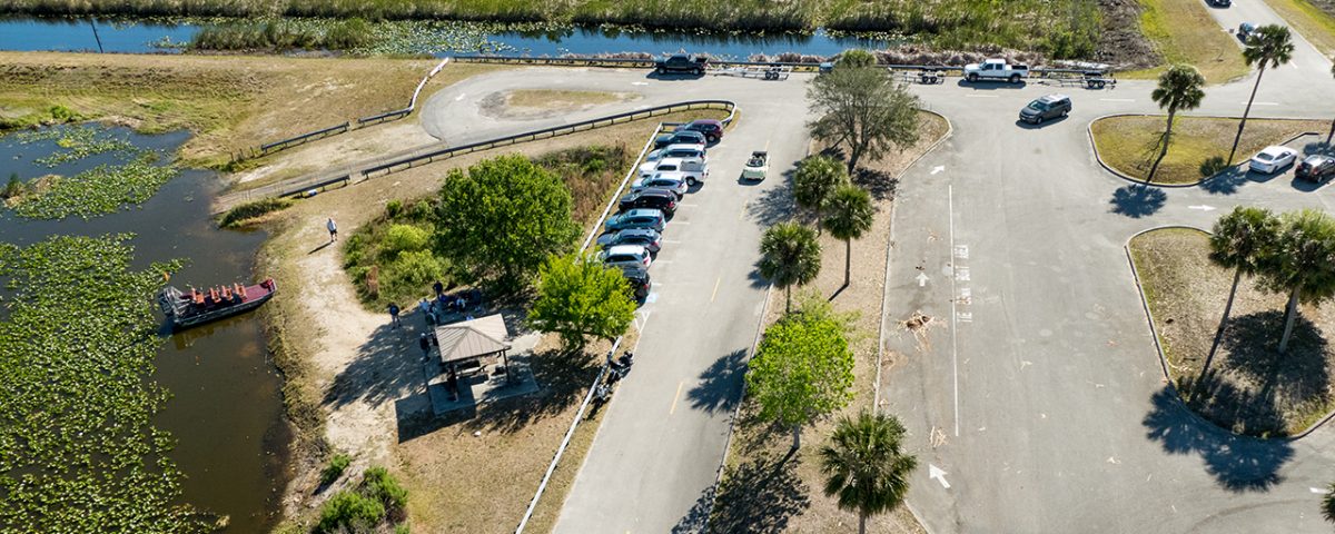 Aerial photo of the 512 recreation pad