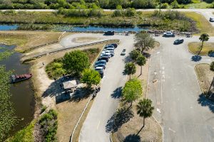 Aerial photo of the 512 recreation pad