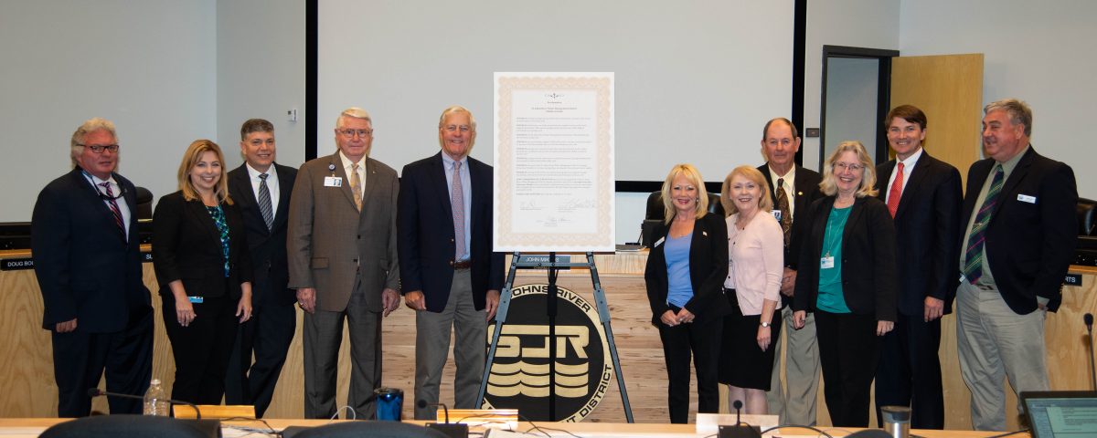 2019 Springs Protection Awareness Month proclamtion signing