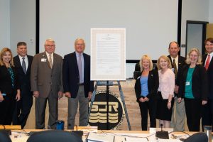 2019 Springs Protection Awareness Month proclamtion signing
