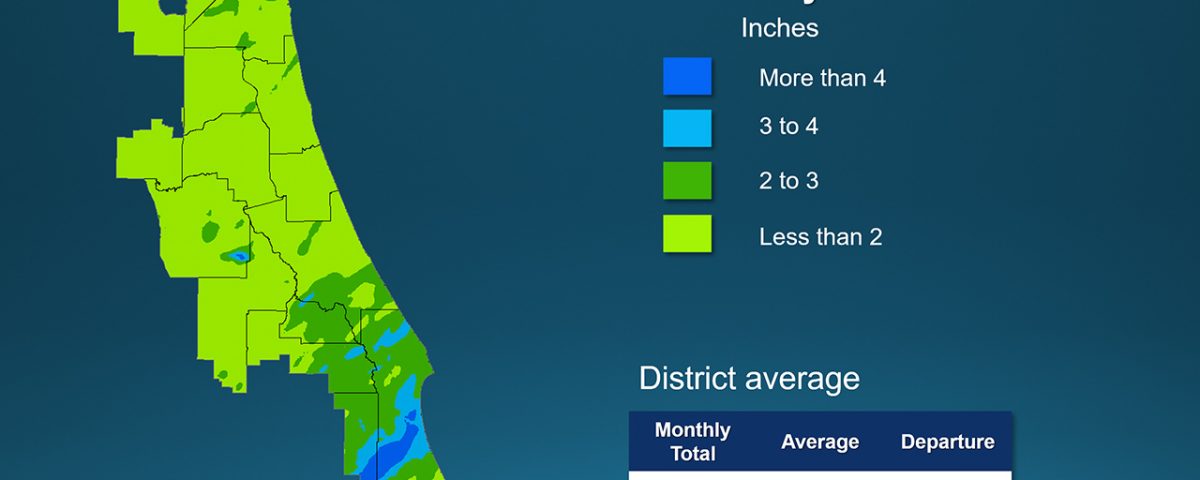 Map of monthly rainfall for February 2019