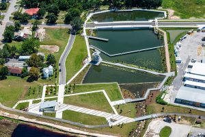 Aerial of the Victory Pointe Stormwater Park