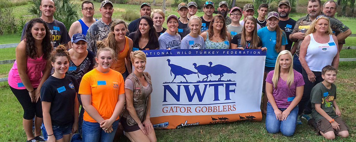 Members of the National Wild Turkey Federation Gator Gobblers