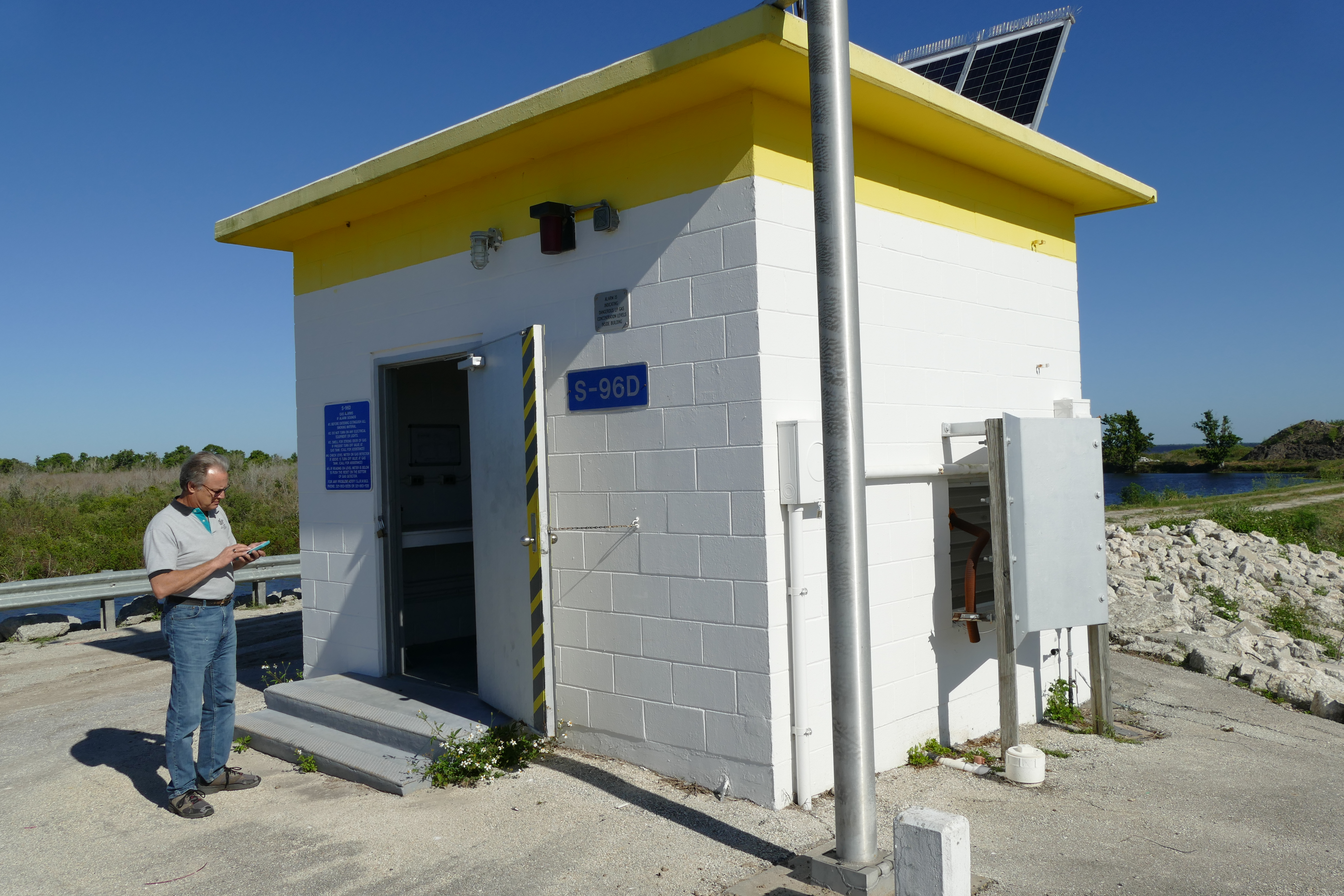 John Richmond at structure facility
