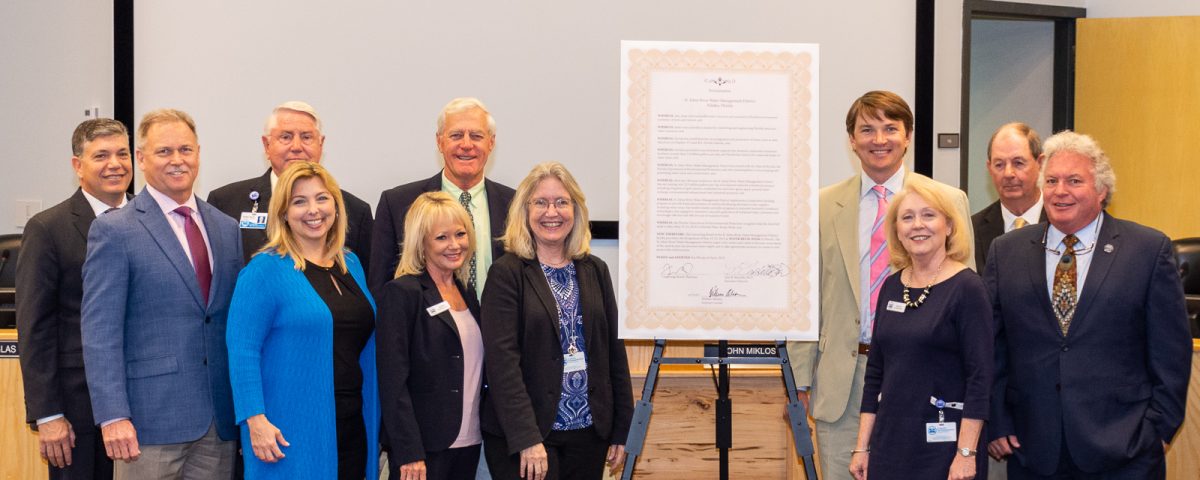 Florida Water Reuse Week proclamation signing