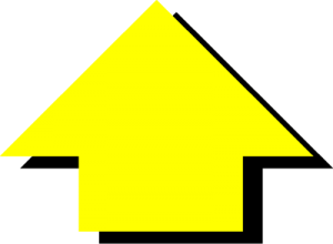 Illustrated up arrow