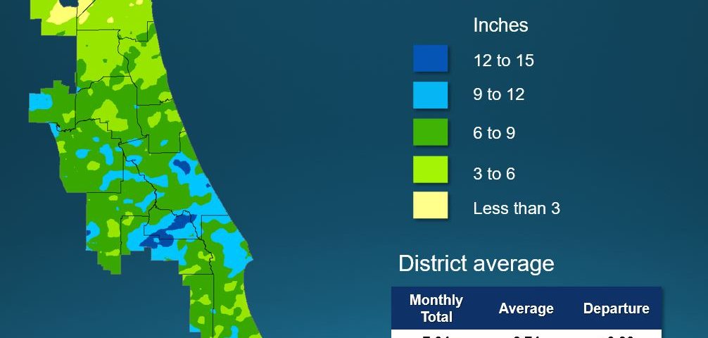 Map of June 2019 rainfall
