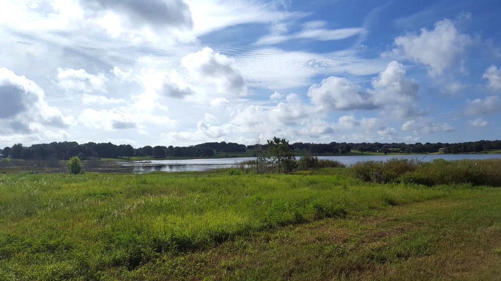 White clouds over Lake Apshawa
