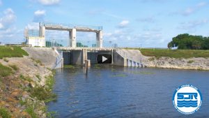 Image of a flood control in the Upper St. Johns River Basin