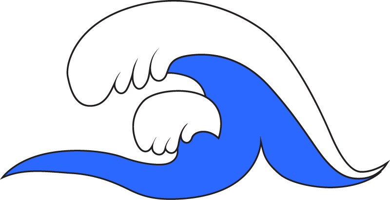 Illustrated wave