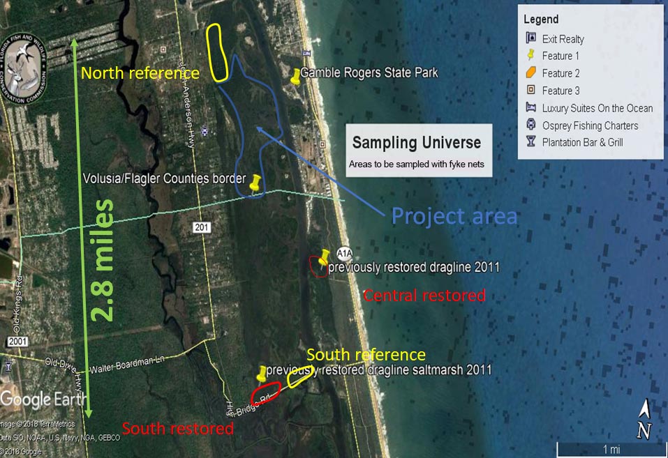 fish-crust Map of monitoring area of fish and crustaceans