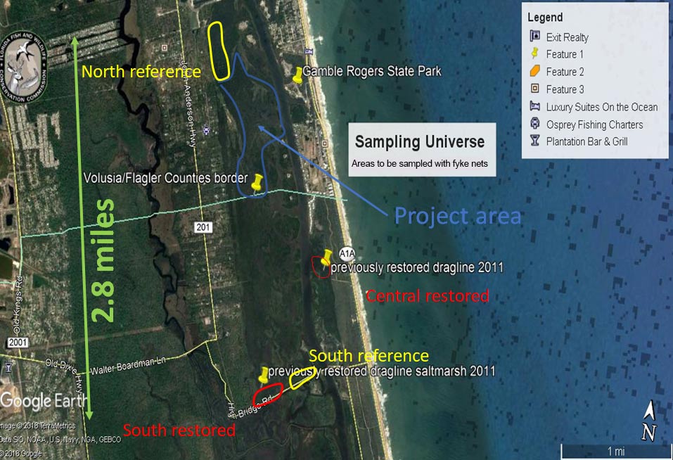 vegetation Map of vegetation monitoring data