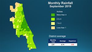 September rainfall map