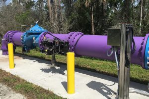 Purple water pipe