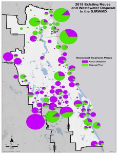 Figure showing 2018 reclaimed water use