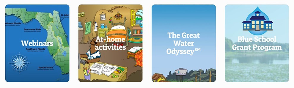Image buttons from the Education page