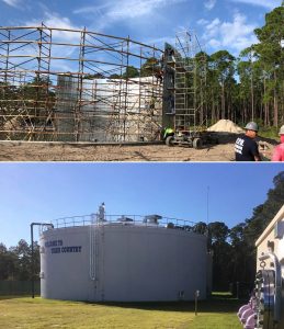 Construction of the Tynes Reclaimed Water (RCW) Storage Facility