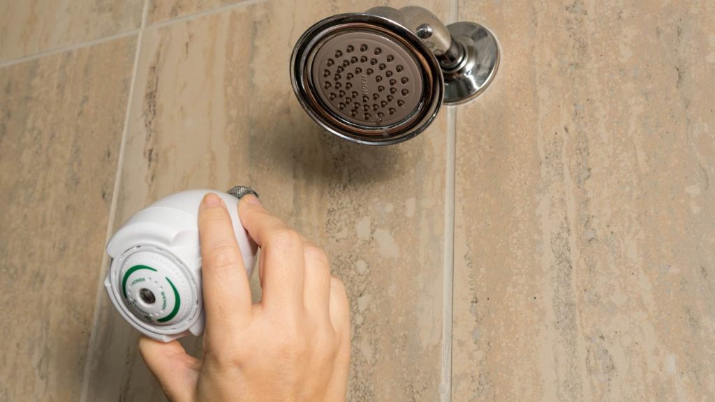 installation of a water-efficient shower head