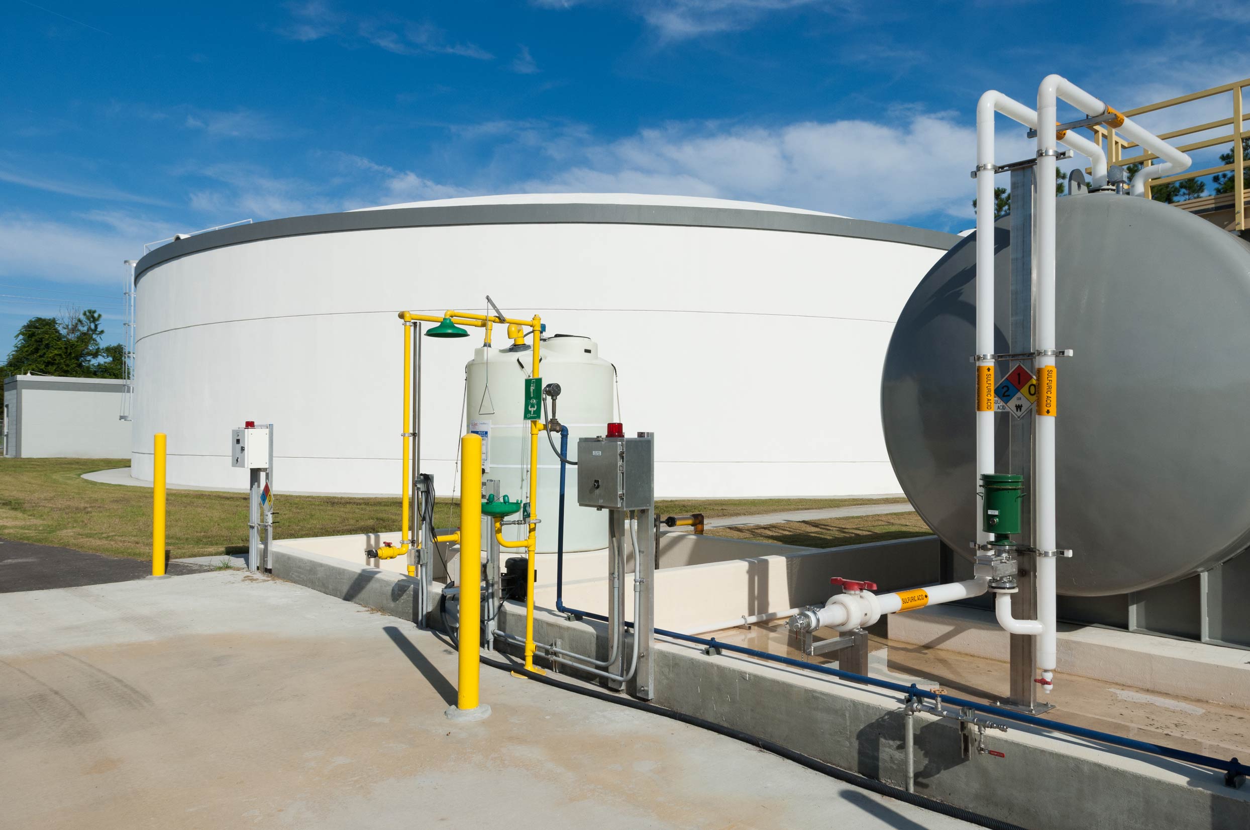 A water supply facility in St. Johns County.