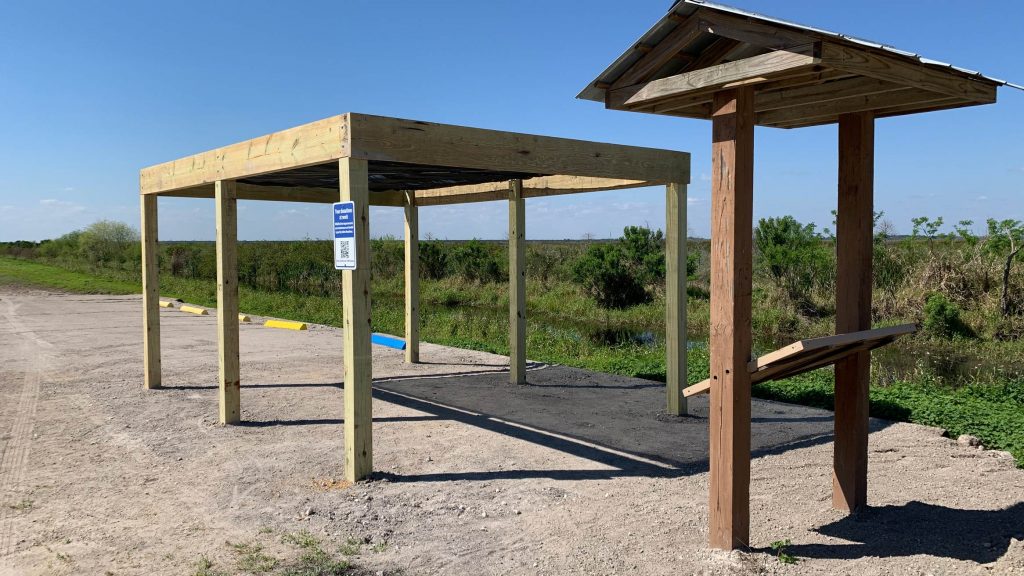 Covered picnic parking area