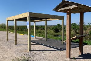 Covered picnic parking area