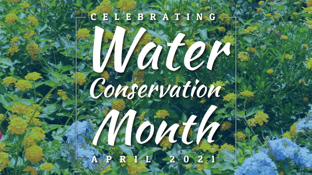 Water conservation month poster