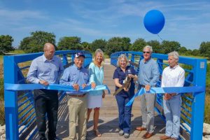20180627_102046-768x512 Dr. Ann Shortelle cutting the ribbon at the Micco Water Management Area opening event