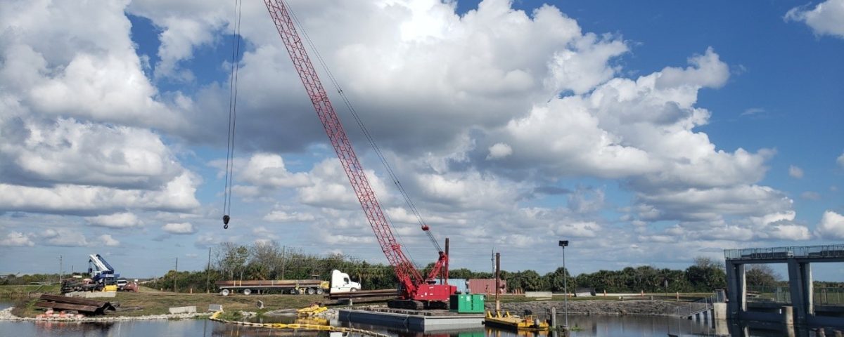 Construction of an airboat ramp