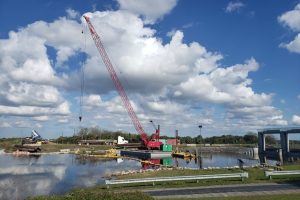 Construction of an airboat ramp