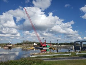 Construction of an airboat ramp
