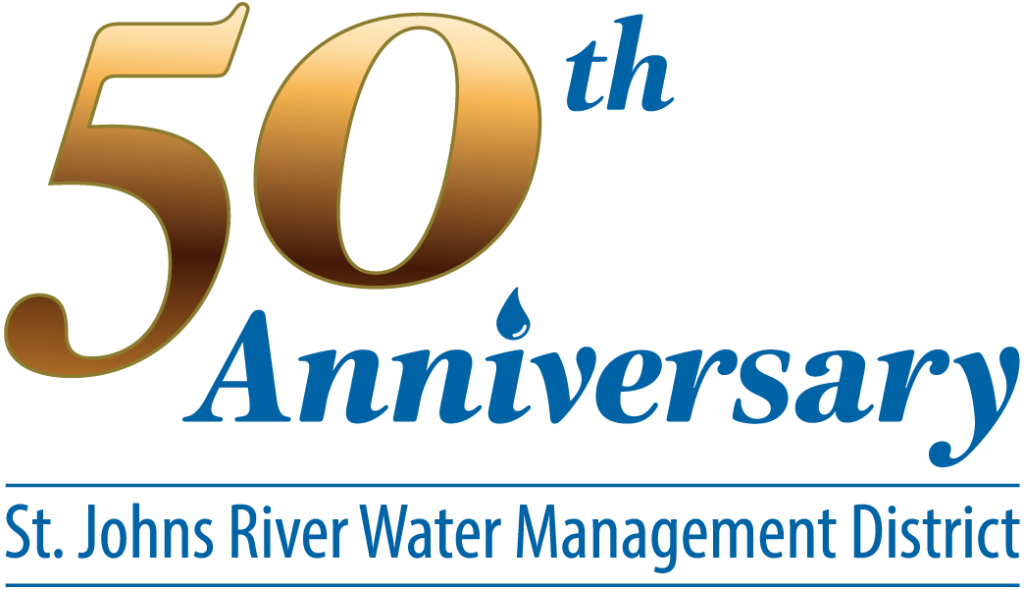SJRWMD-50th-Anniversary-v1 50th Anniversary logo