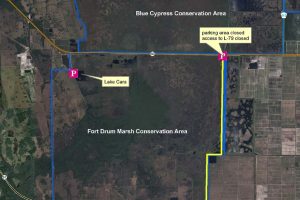 Map of State Road 60 closure