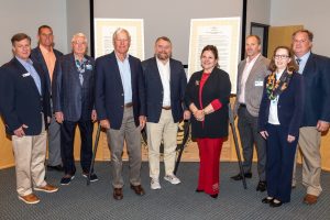District governing board members posing for a photo