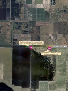 Map of the Fellsmere Closure